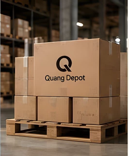Kiện hàng Quang Depot trong kho